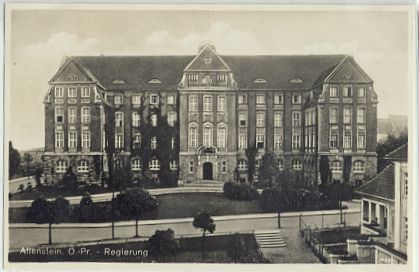 Allenstein - Regierung