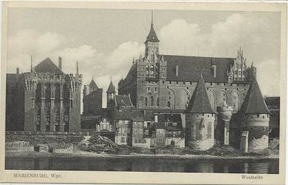 Malbork - Castle, west side